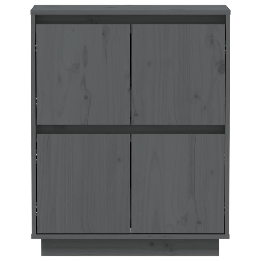 Senkki harmaa 60x34x75 cm täysi mänty - Sisustajankoti.fi