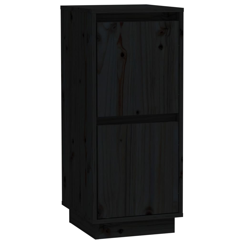 Senkit 2 kpl musta 31,5x34x75 cm täysi mänty - Sisustajankoti.fi