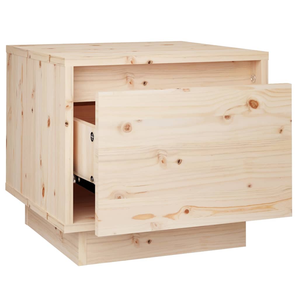 Yöpöydät 2 kpl 35x34x32 cm täysi mänty - Sisustajankoti.fi