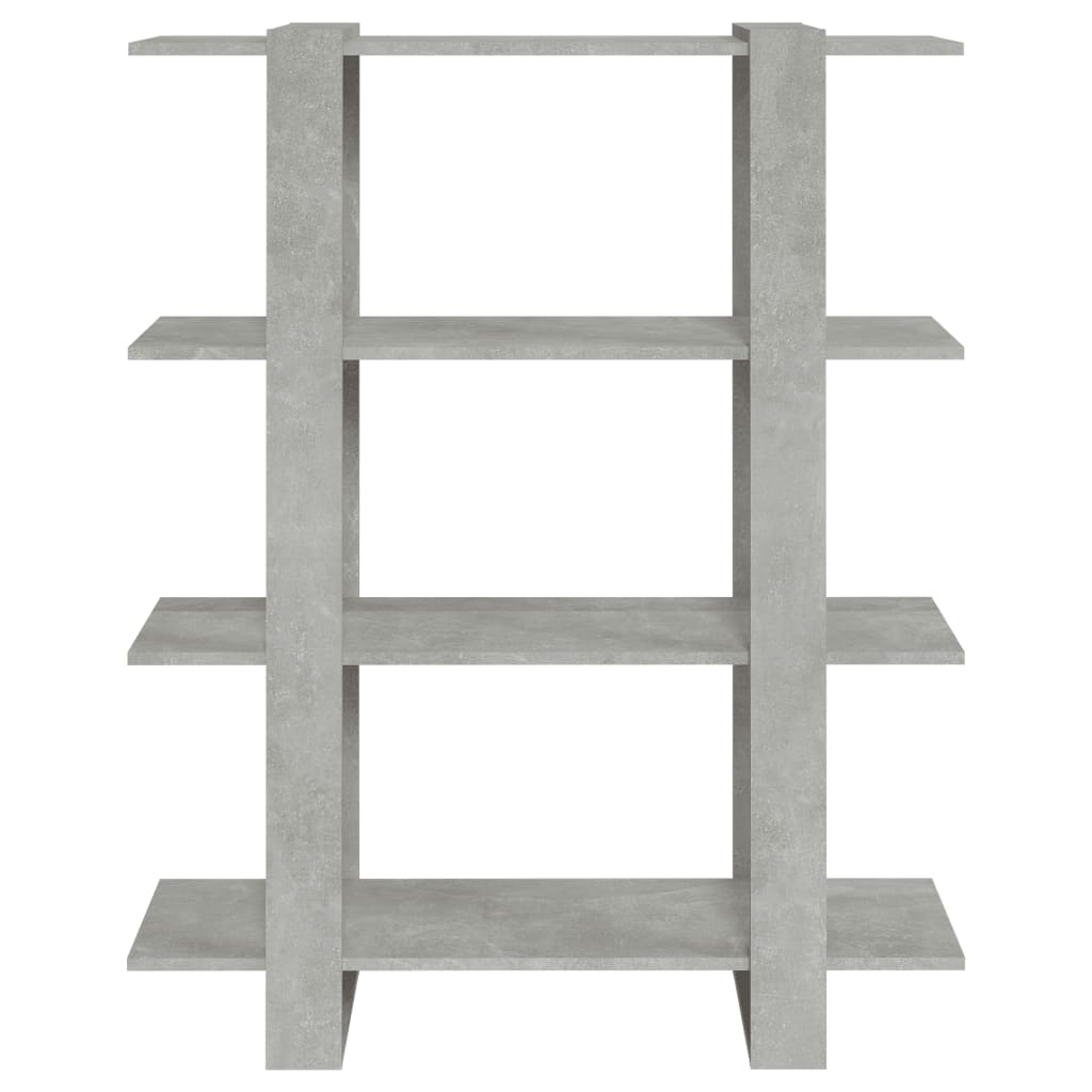 Kirjahylly/tilanjakaja betoninharmaa 100x30x123,5 cm - Sisustajankoti.fi