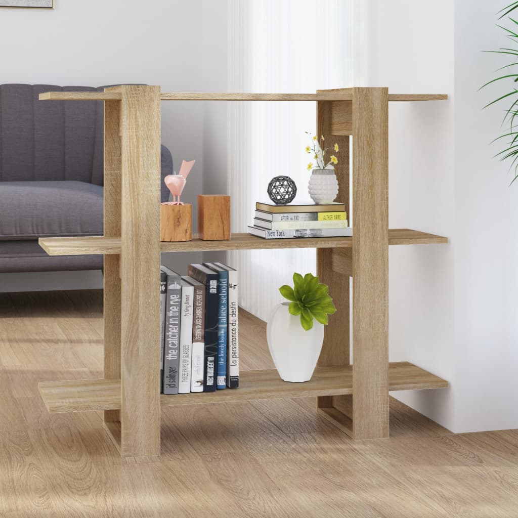 Kirjahylly/tilanjakaja Sonoma-tammi 100x30x87 cm - Sisustajankoti.fi