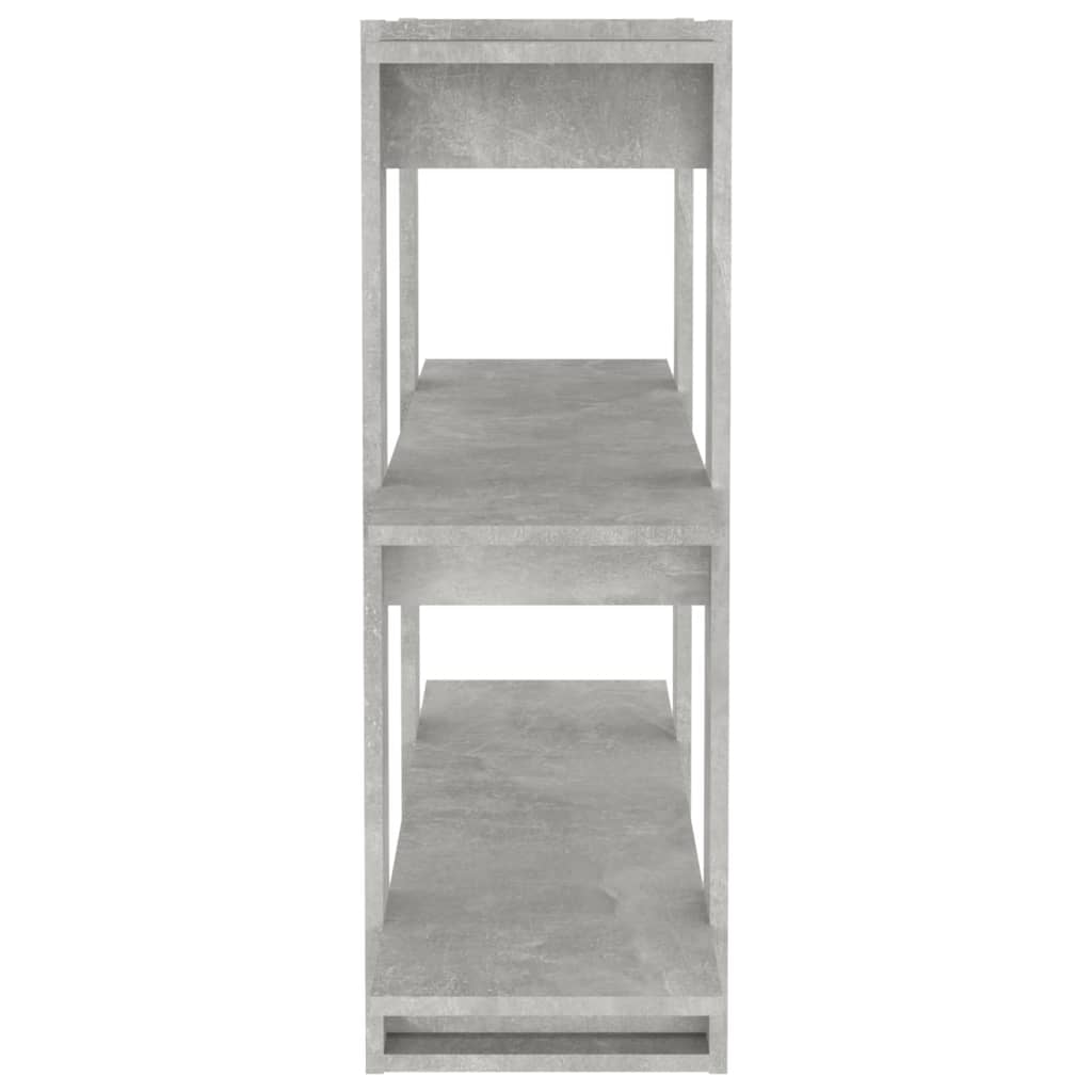 Kirjahylly/tilanjakaja betoninharmaa 100x30x87 cm - Sisustajankoti.fi