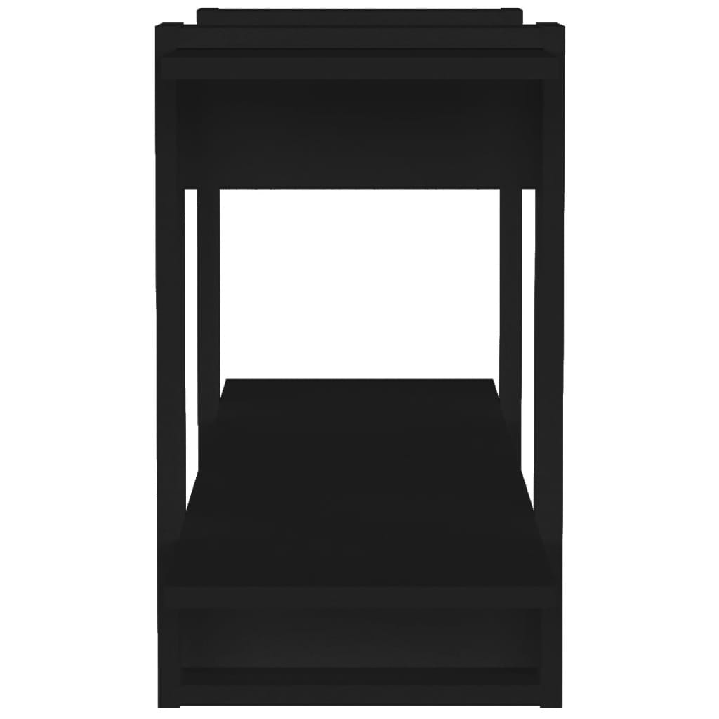 Kirjahylly musta 100x30x51 cm tekninen puu - Sisustajankoti.fi