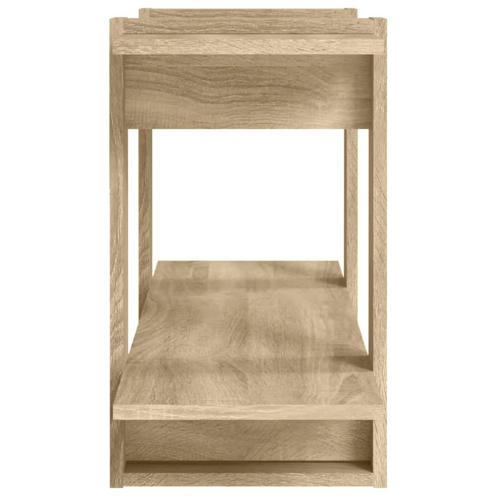 Kirjahylly Sonoma-tammi 100x30x51 cm tekninen puu - Sisustajankoti.fi