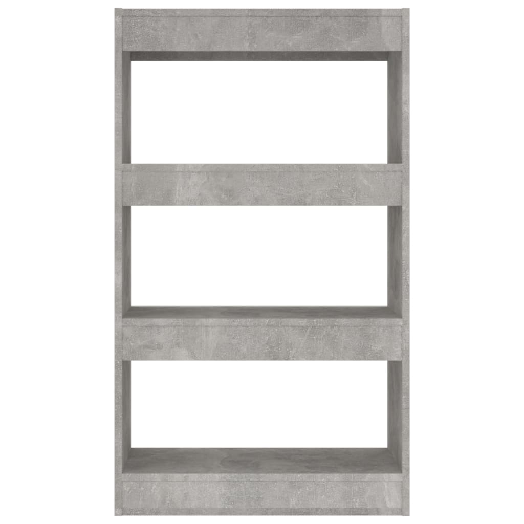 Kirjahylly/tilanjakaja betoninharmaa 60x30x103 cm - Sisustajankoti.fi
