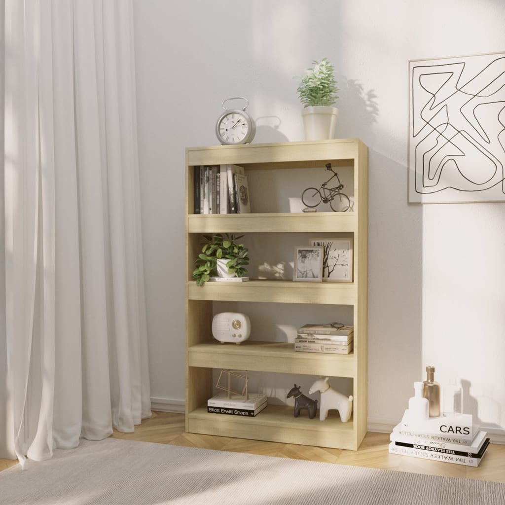 Kirjahylly/tilanjakaja Sonoma-tammi 80x30x135 cm - Sisustajankoti.fi