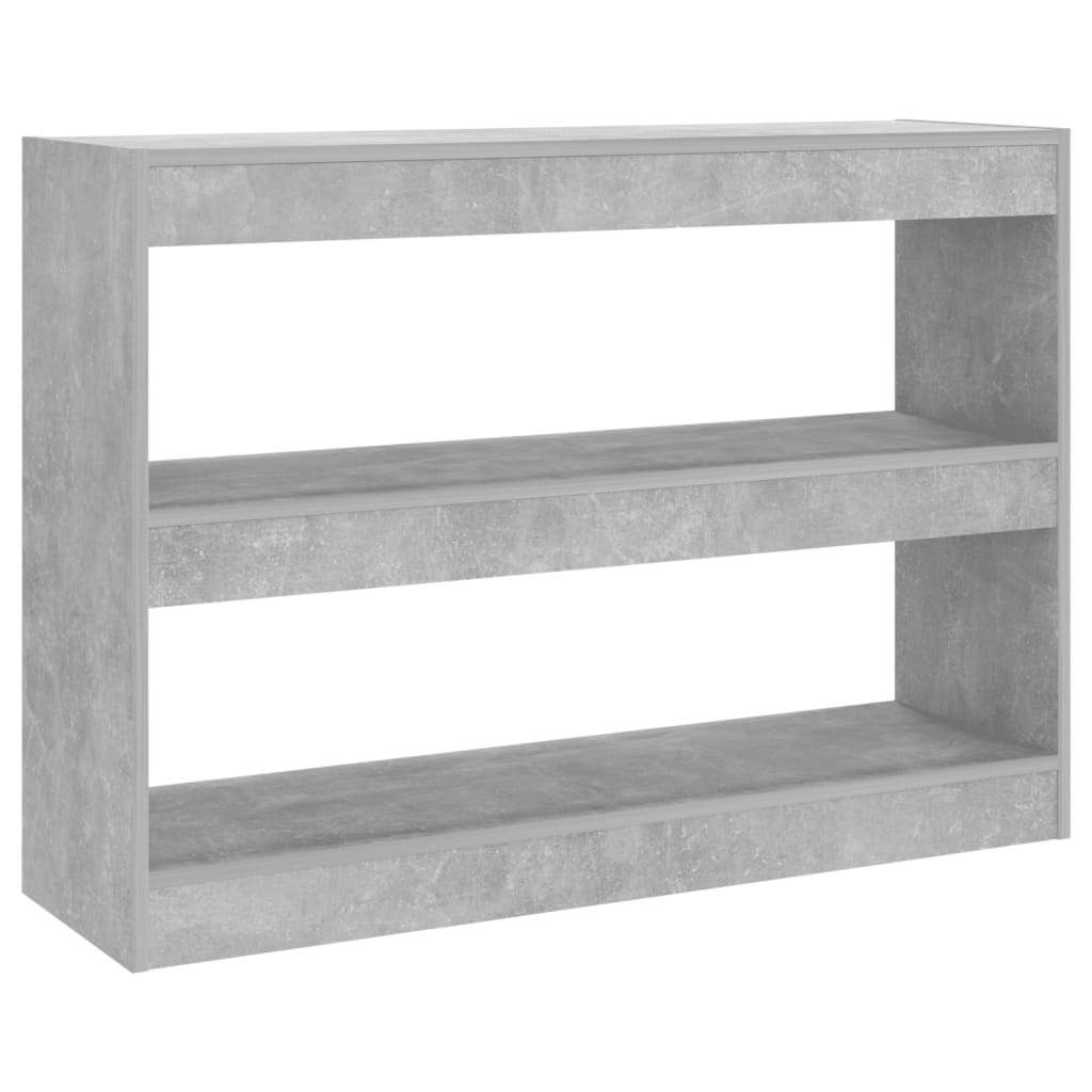 Kirjahylly/tilanjakaja betoninharmaa 100x30x72 cm - Sisustajankoti.fi