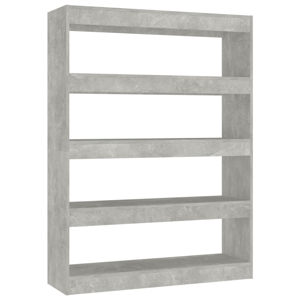 Kirjahylly/tilanjakaja betoninharmaa 100x30x135 cm - Sisustajankoti.fi