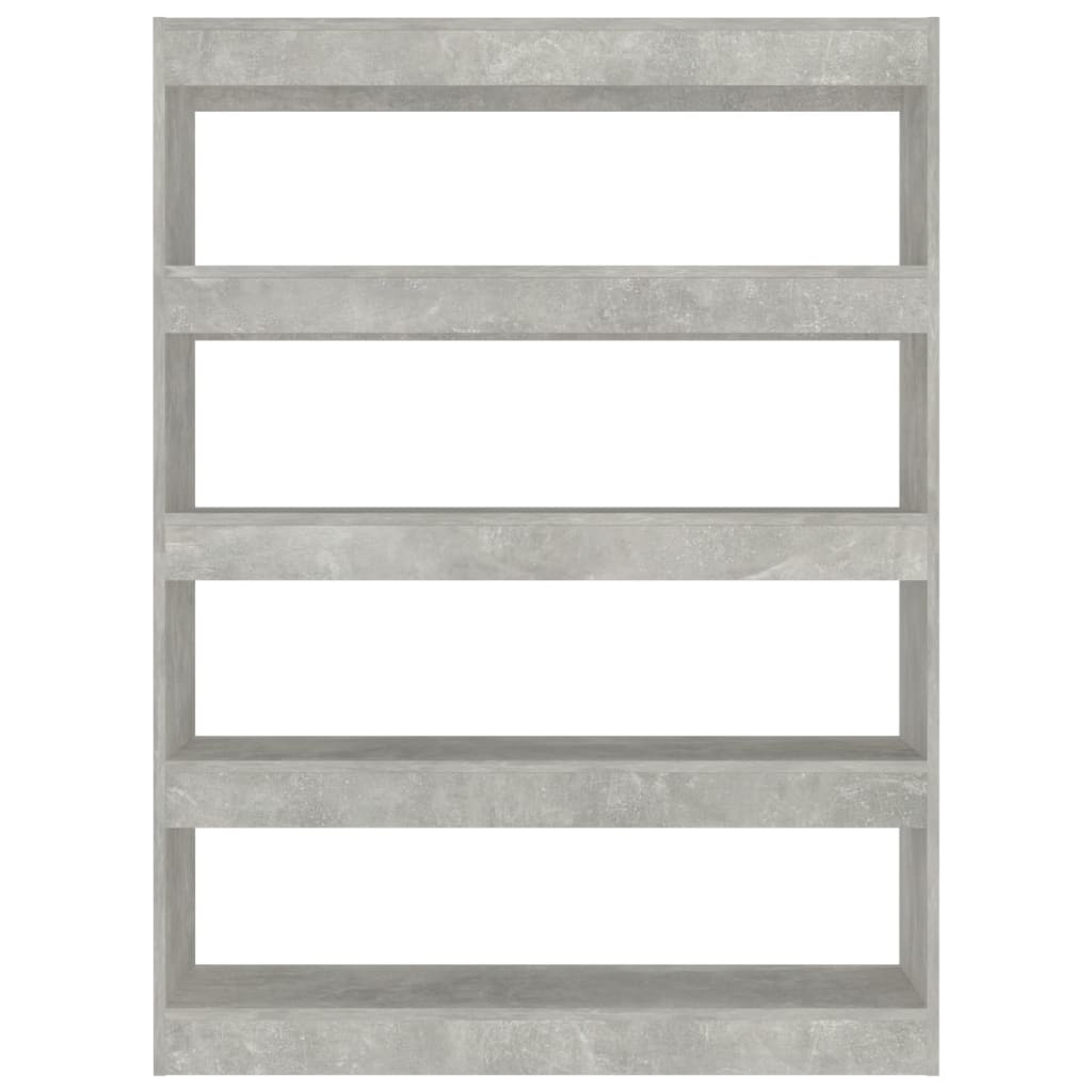 Kirjahylly/tilanjakaja betoninharmaa 100x30x135 cm - Sisustajankoti.fi