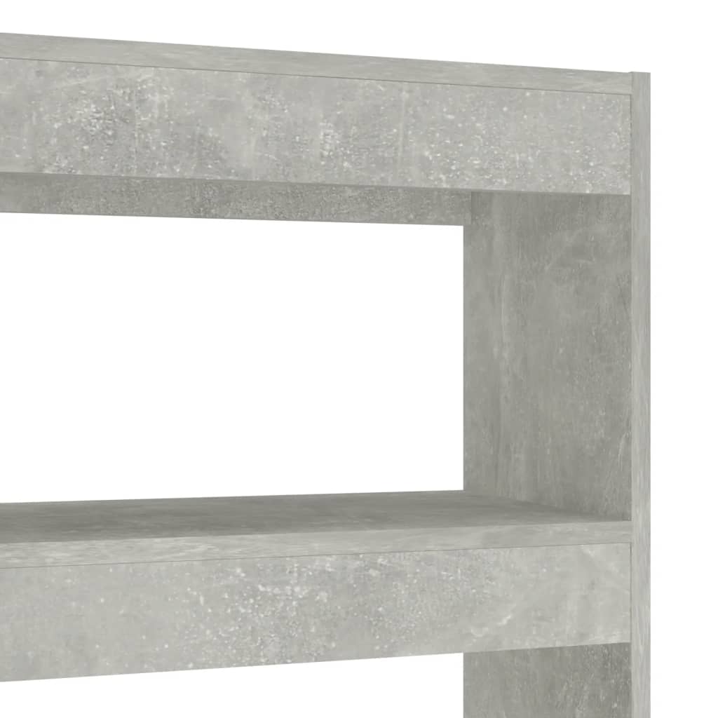 Kirjahylly/tilanjakaja betoninharmaa 100x30x135 cm - Sisustajankoti.fi
