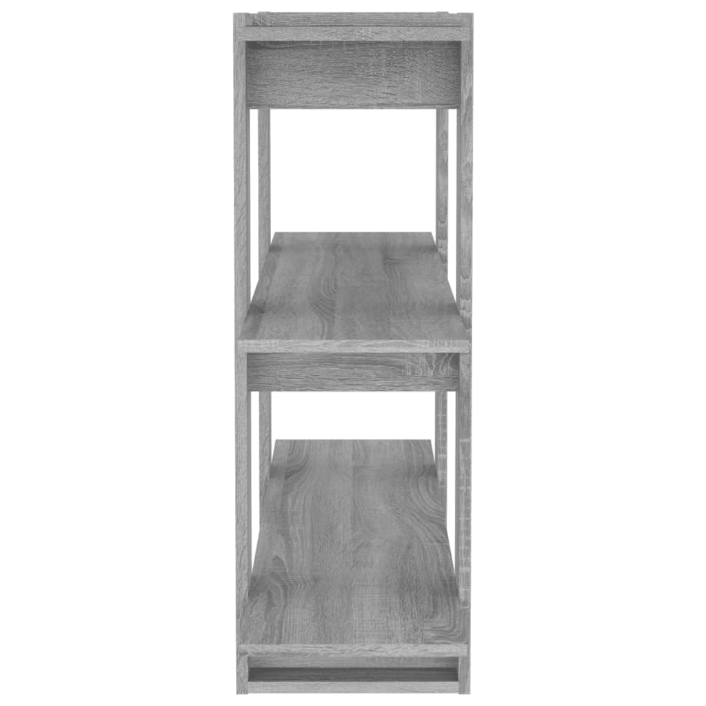 Kirjahylly/tilanjakaja harmaa Sonoma 100x30x87 cm - Sisustajankoti.fi