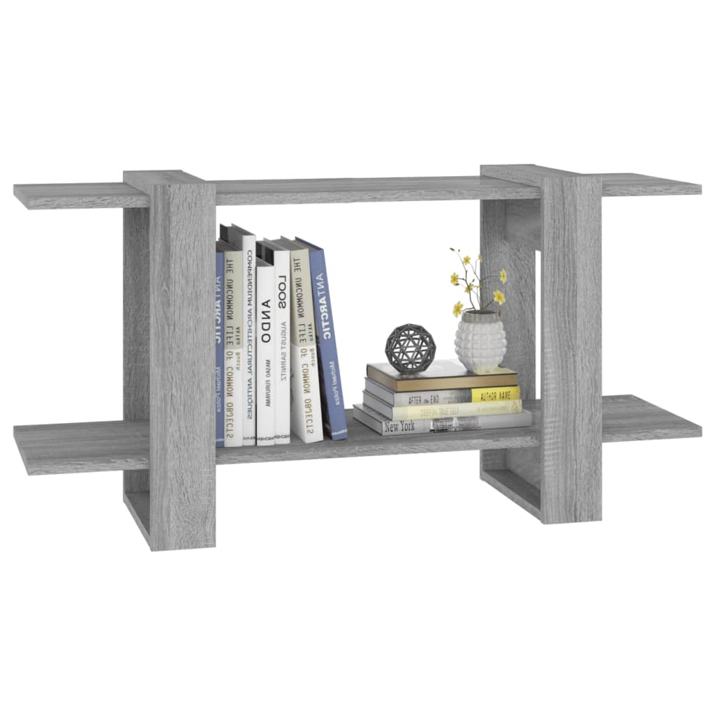 Kirjahylly harmaa Sonoma 100x30x51 cm tekninen puu - Sisustajankoti.fi