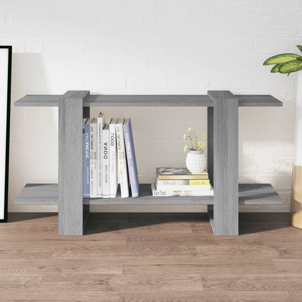 Kirjahylly harmaa Sonoma 100x30x51 cm tekninen puu - Sisustajankoti.fi