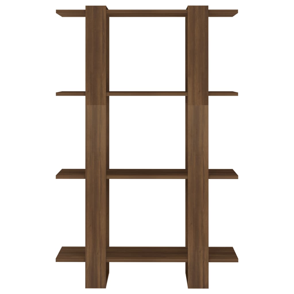 Kirjahylly/tilanjakaja ruskea tammi 80x30x123,5 cm - Sisustajankoti.fi