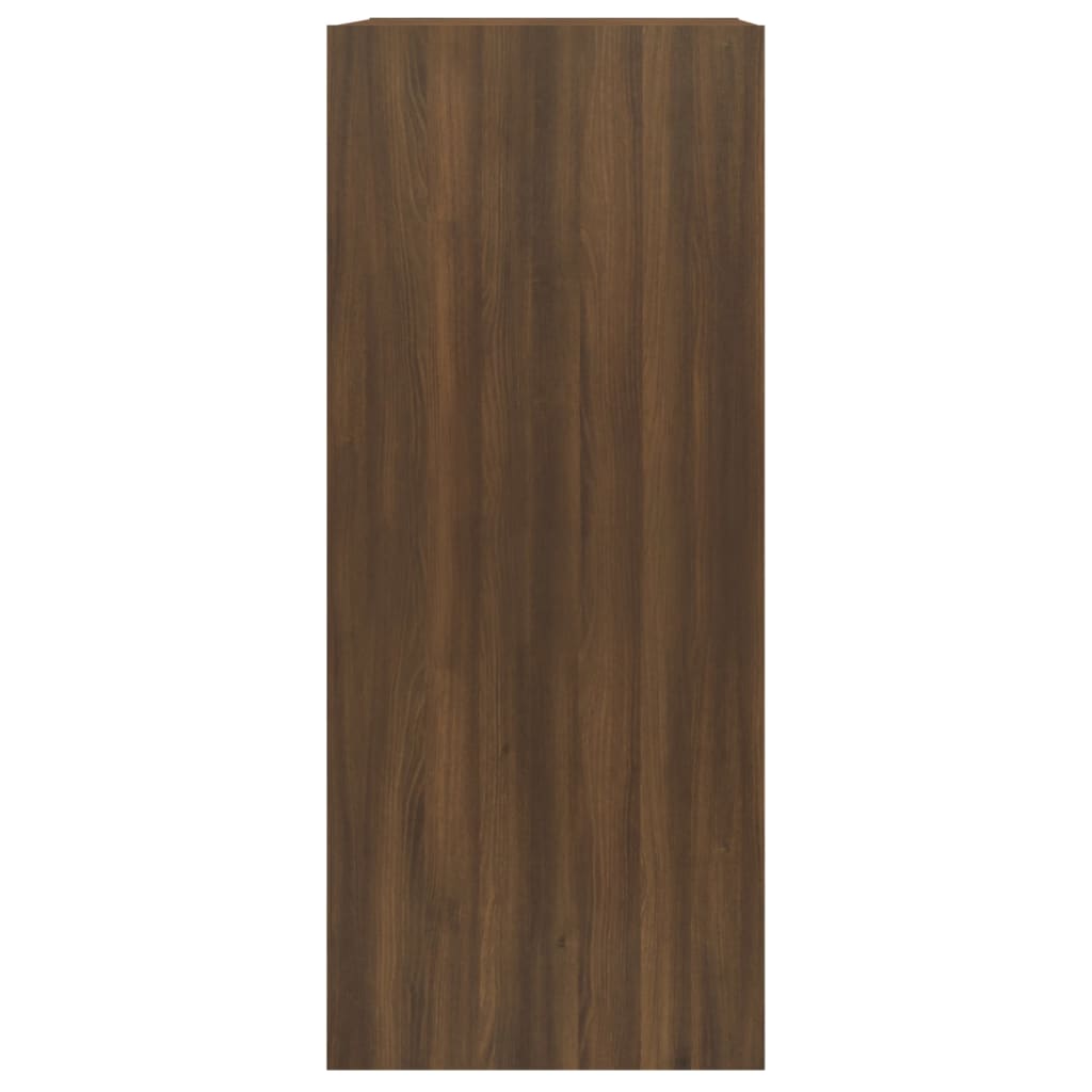 Kirjahylly/tilanjakaja ruskea tammi 40x30x72 cm - Sisustajankoti.fi