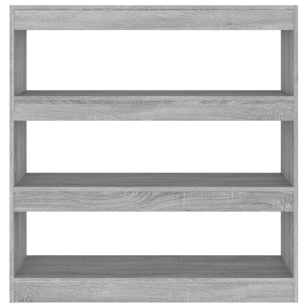 Kirjahylly/tilanjakaja harmaa Sonoma 100x30x103 cm - Sisustajankoti.fi