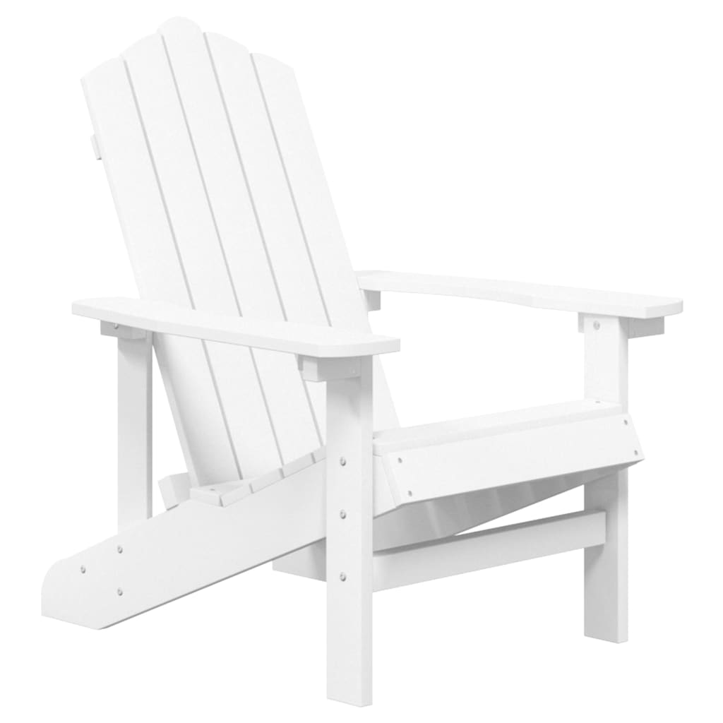 Adirondack puutarhatuolit 2 kpl HDPE valkoinen - Sisustajankoti.fi