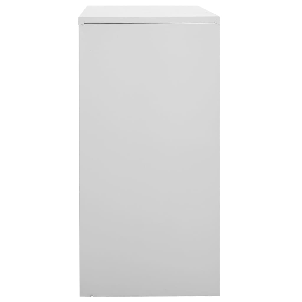 Pukukaapit 5 kpl vaaleanharmaa 90x45x92,5 cm teräs - Sisustajankoti.fi