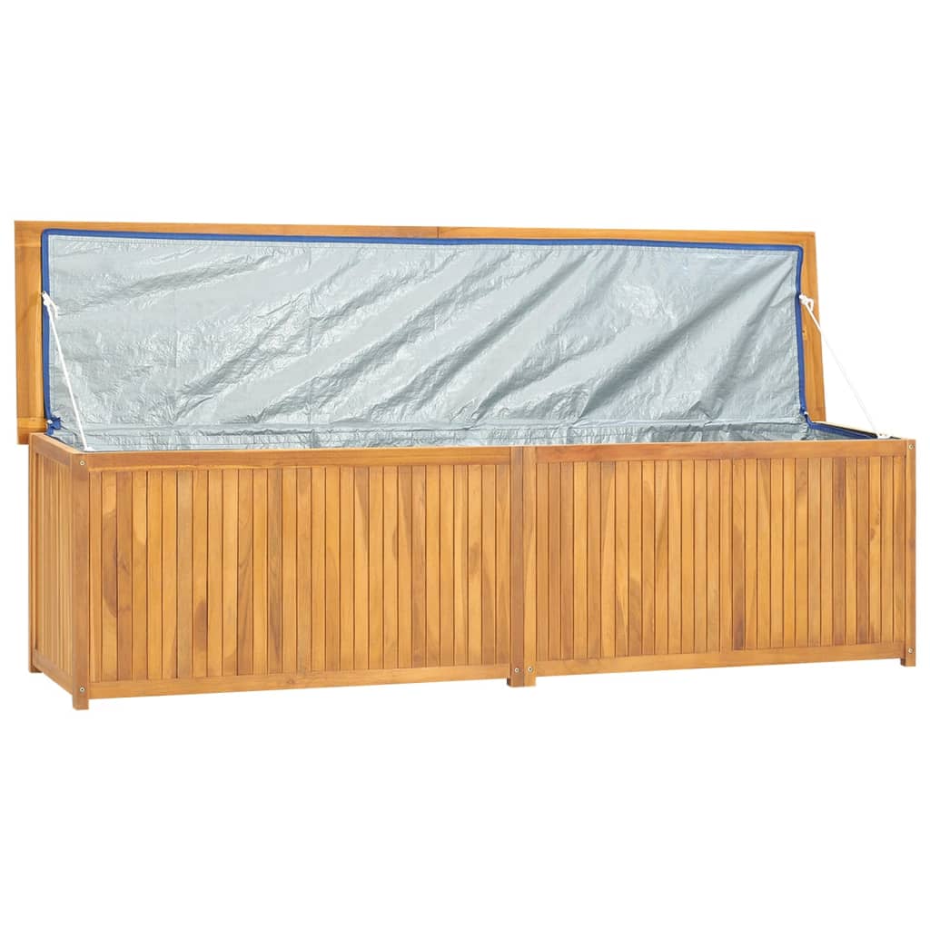 Puutarhalaatikko 200x50x55 cm täysi tiikki - Sisustajankoti.fi