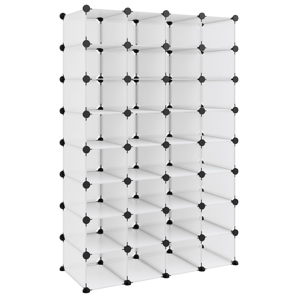 Kenkäteline läpinäkyvä 93x36,5x140 cm PP - Sisustajankoti.fi