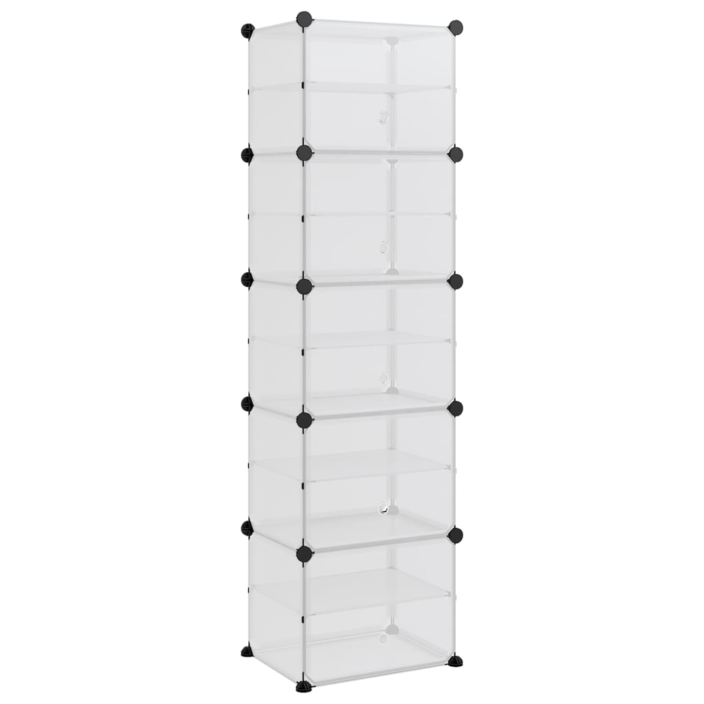 Kenkäteline läpinäkyvä 44x31,5x153,5 cm PP - Sisustajankoti.fi
