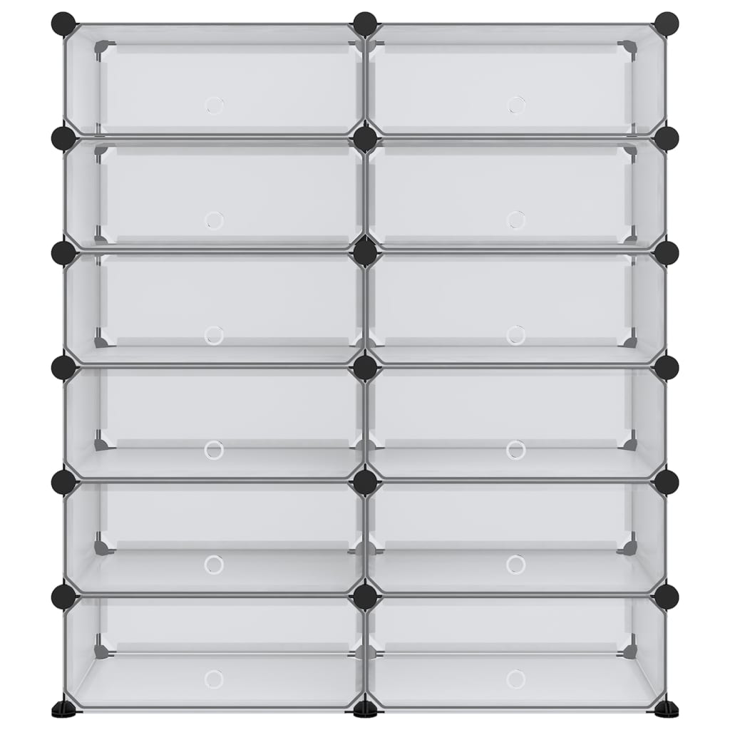 Kenkäteline läpinäkyvä 94,5x36,5x106 cm PP - Sisustajankoti.fi