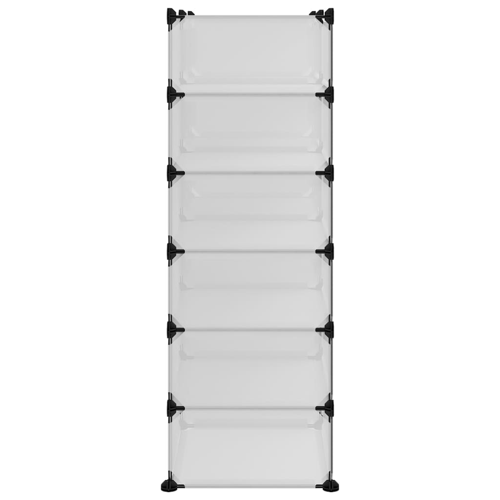 Kenkäteline läpinäkyvä 94,5x36,5x106 cm PP - Sisustajankoti.fi