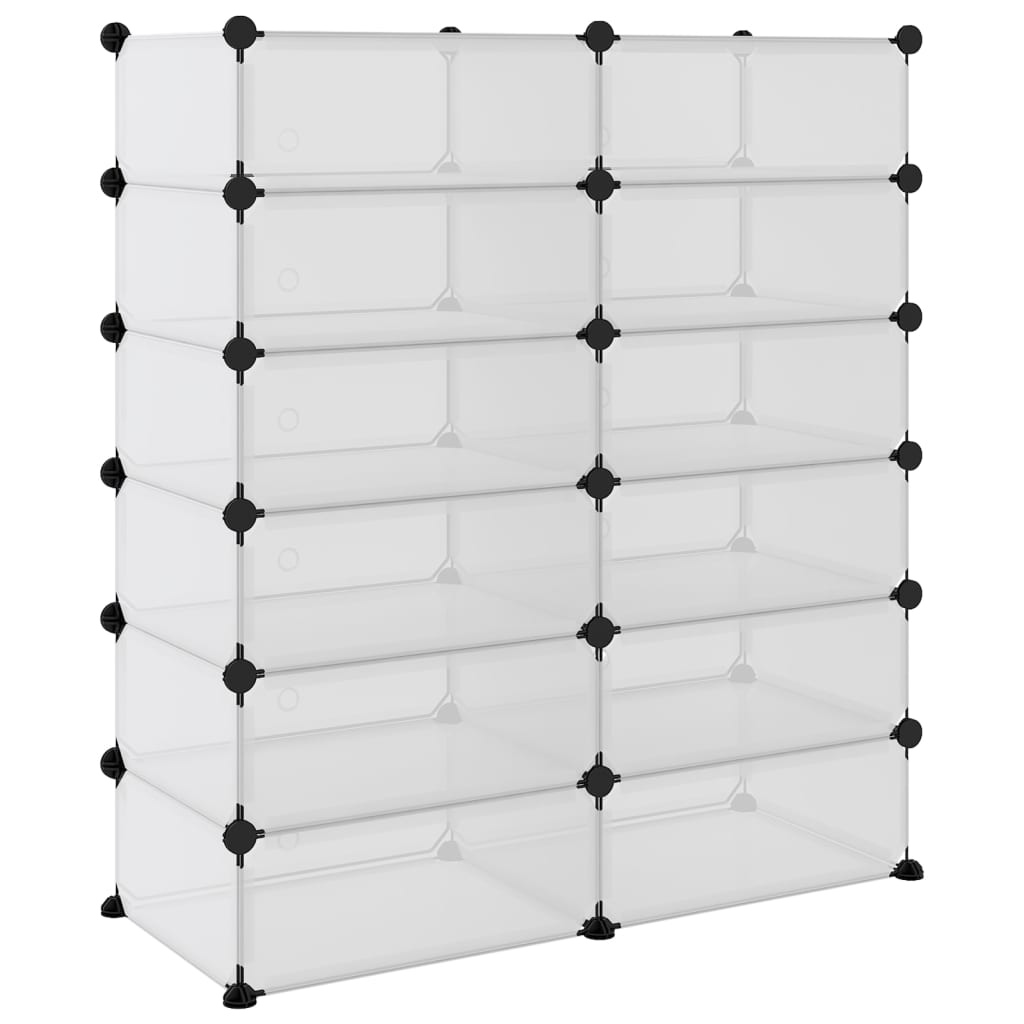 Kenkäteline läpinäkyvä 94,5x36,5x106 cm PP - Sisustajankoti.fi