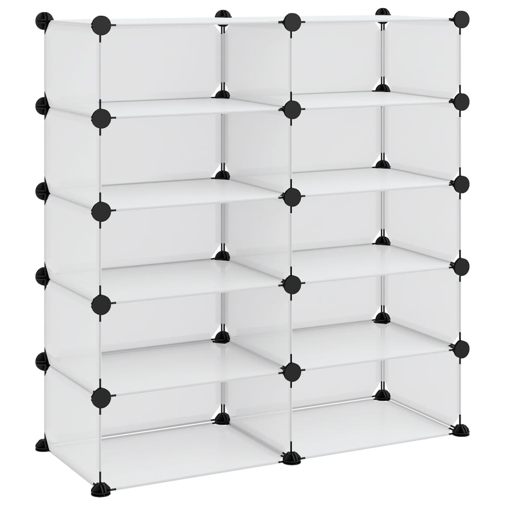 Kenkäteline läpinäkyvä 84x32x88,5 cm PP - Sisustajankoti.fi