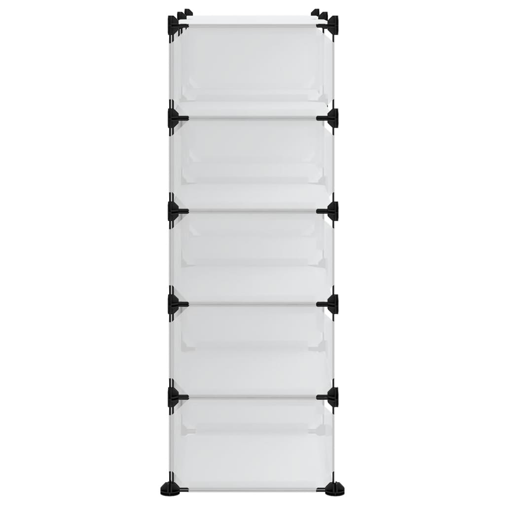 Kenkäteline läpinäkyvä 84x32x88,5 cm PP - Sisustajankoti.fi
