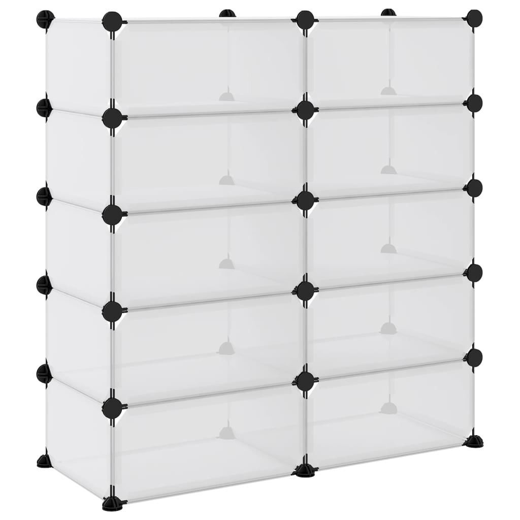 Kenkäteline läpinäkyvä 84x32x88,5 cm PP - Sisustajankoti.fi