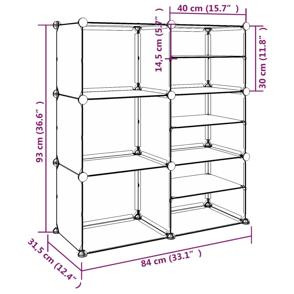 Kenkäteline läpinäkyvä 84x31,5x93 cm PP - Sisustajankoti.fi