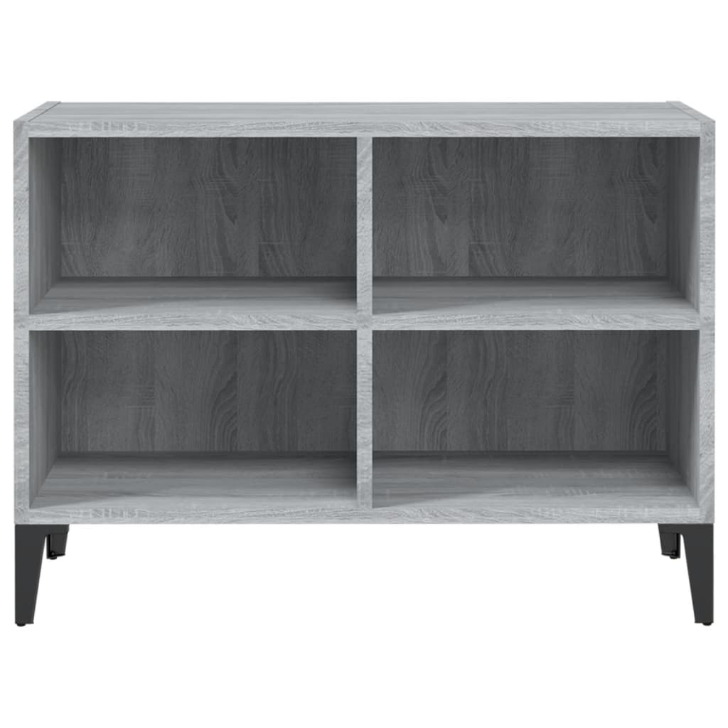TV-taso metallijaloilla harmaa Sonoma 69,5x30x50 cm - Sisustajankoti.fi