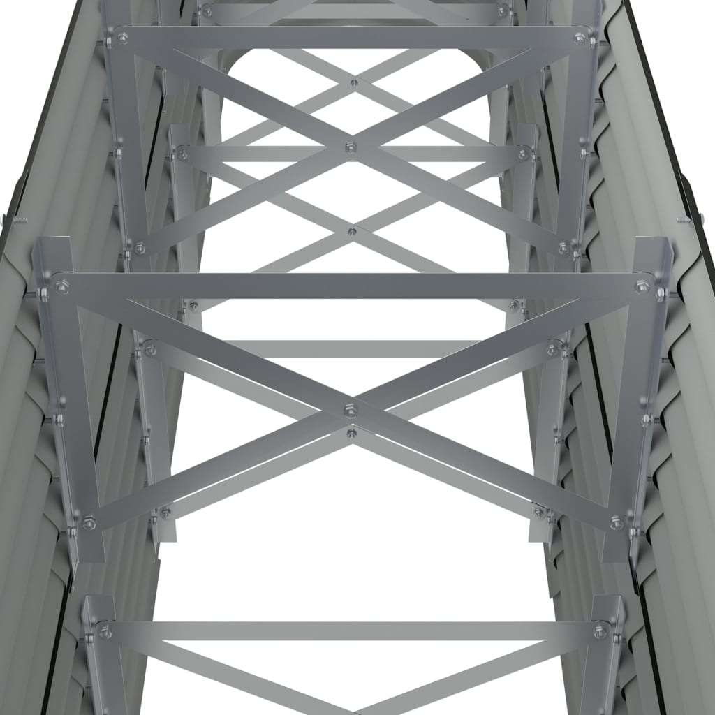 Korotettu kukkalaatikko jauhemaalattu teräs 224x40x68 - Sisustajankoti.fi