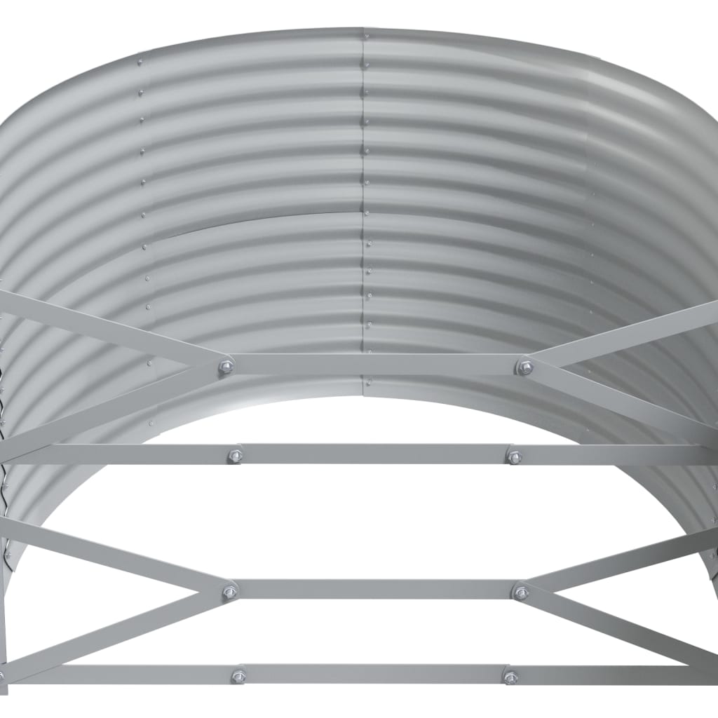 Puutarhakukkalaatikko ruskea 554x100x68 cm jauhemaalattu teräs - Sisustajankoti.fi