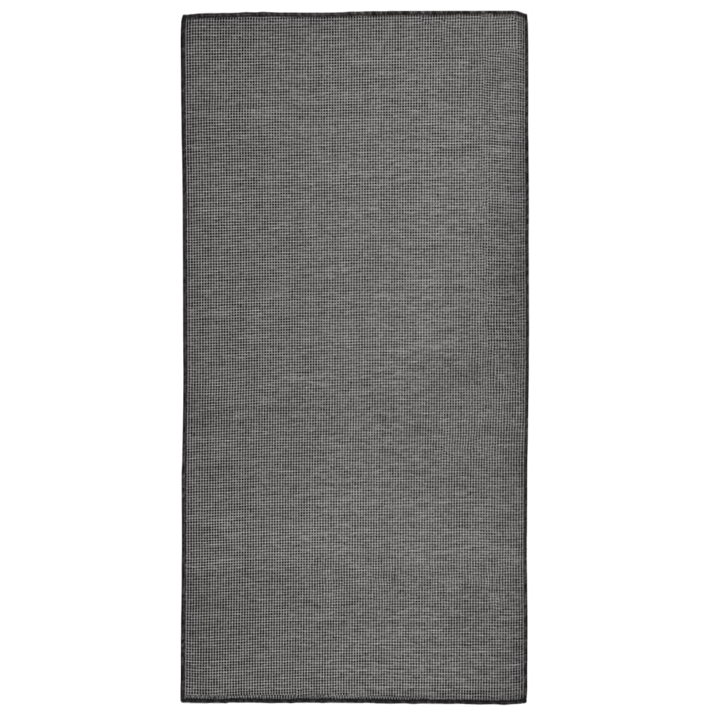 Ulkomatto Flatweave 100x200 cm harmaa - Sisustajankoti.fi