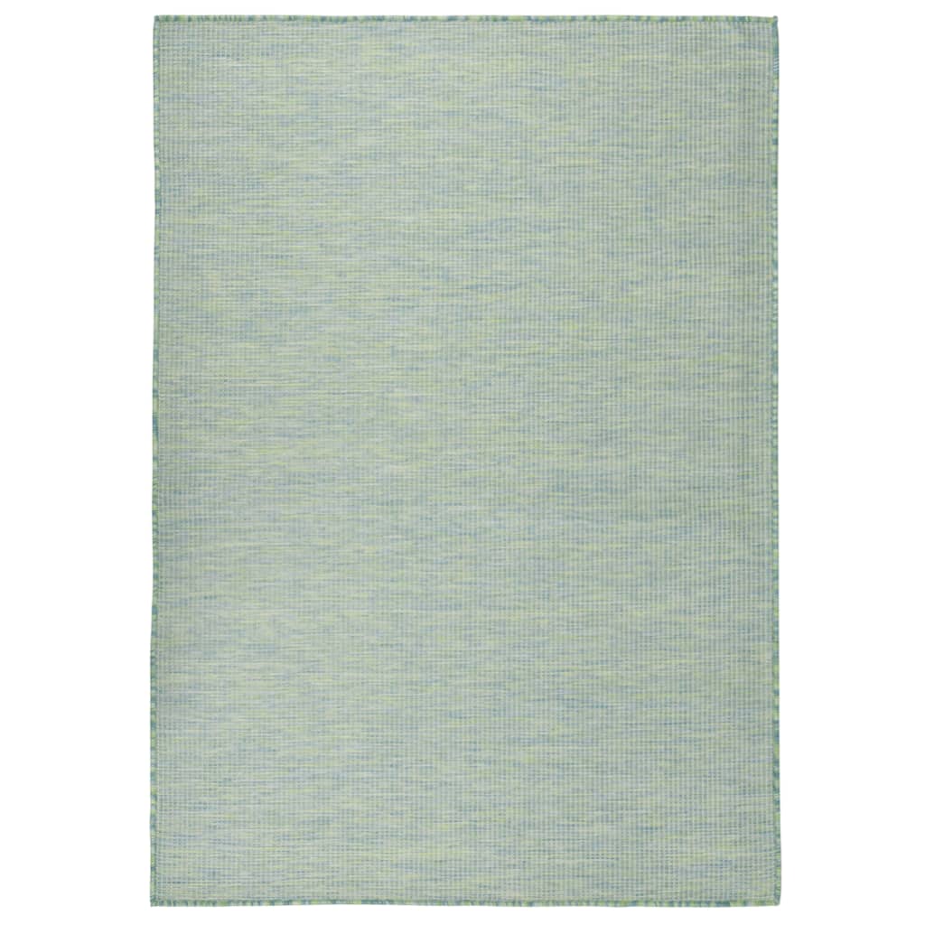Ulkomatto Flatweave 200x280 cm turkoosi - Sisustajankoti.fi