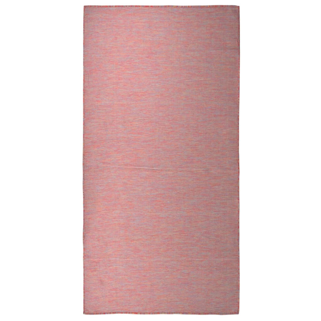Ulkomatto Flatweave 100x200 cm punainen - Sisustajankoti.fi