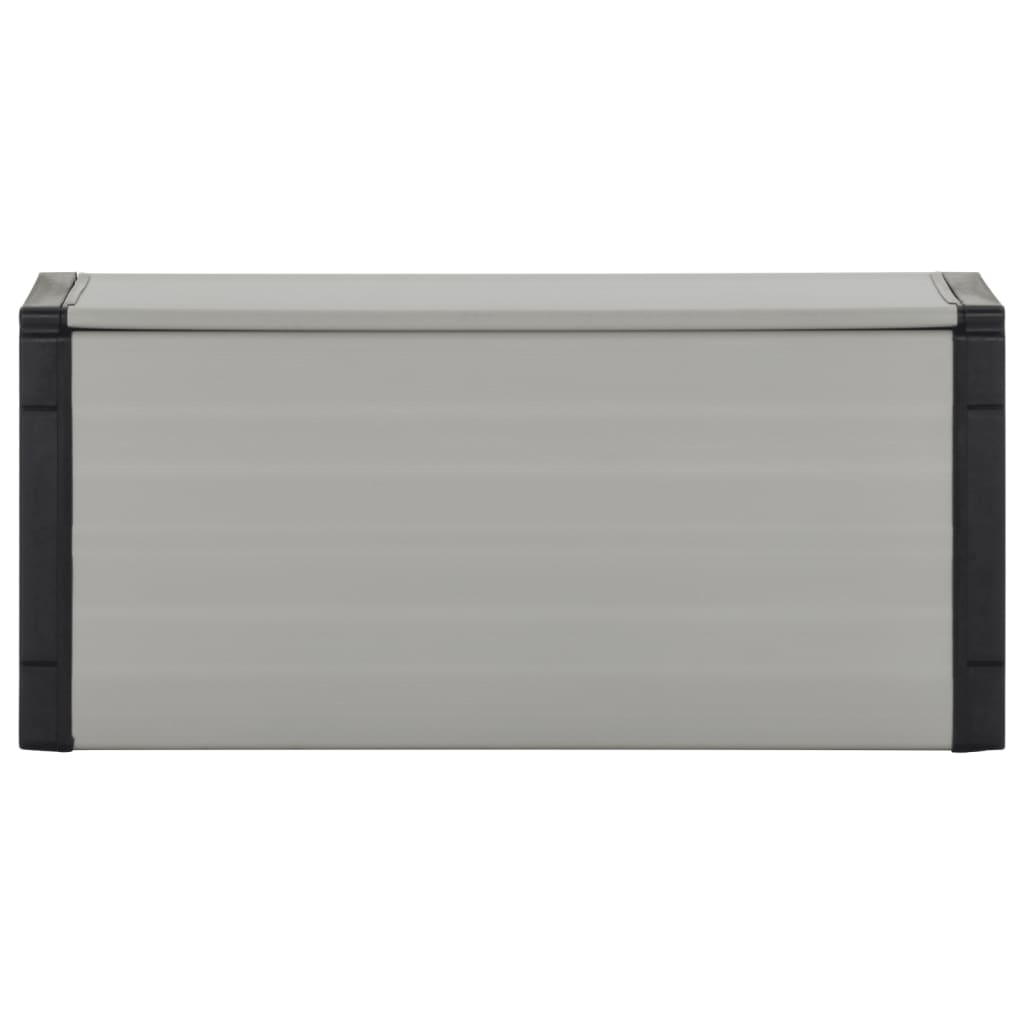 Puutarhan roskakori harmaa 85x34x40 cm - Sisustajankoti.fi
