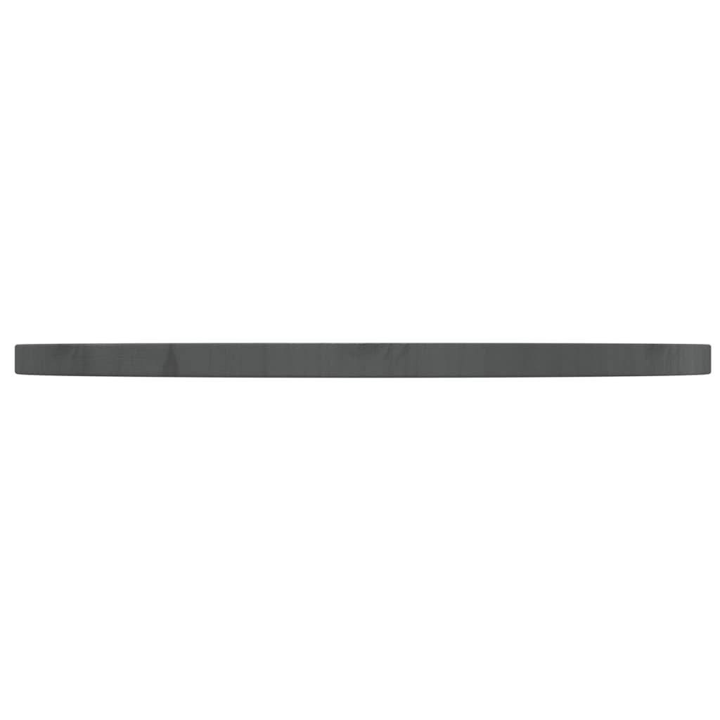 Pöytälevy harmaa Ø60x2,5 cm täysi mänty - Sisustajankoti.fi