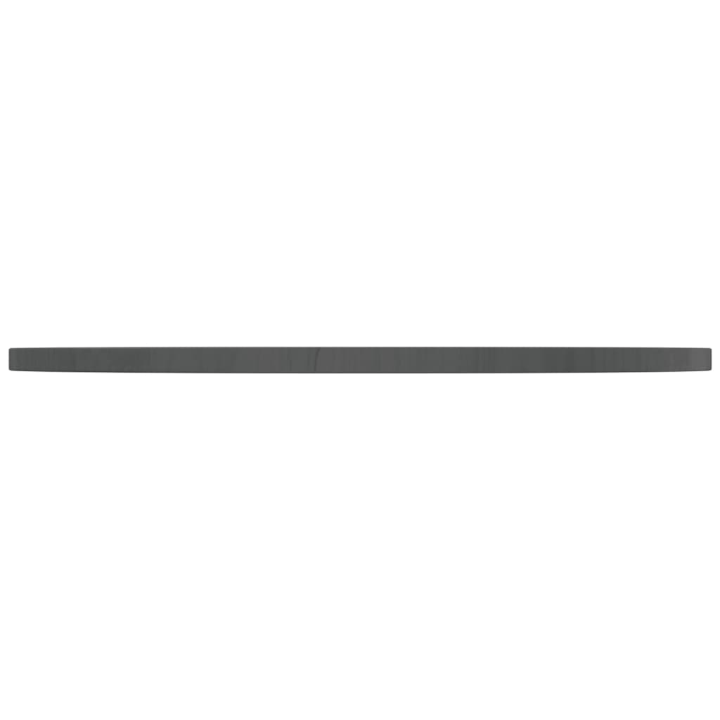 Pöytälevy harmaa Ø80x2,5 cm täysi mänty - Sisustajankoti.fi