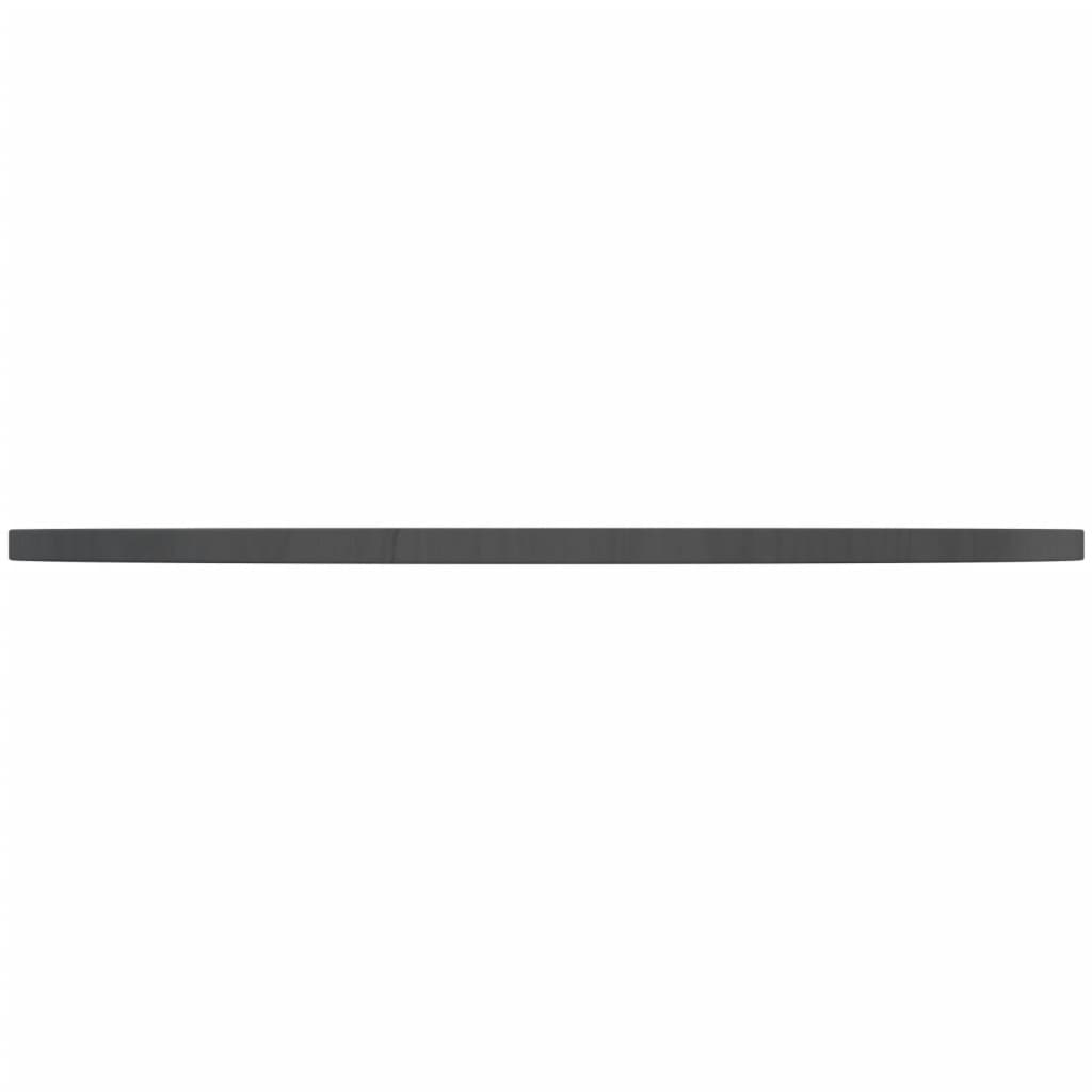 Pöytälevy harmaa Ø90x2,5 cm täysi mänty - Sisustajankoti.fi