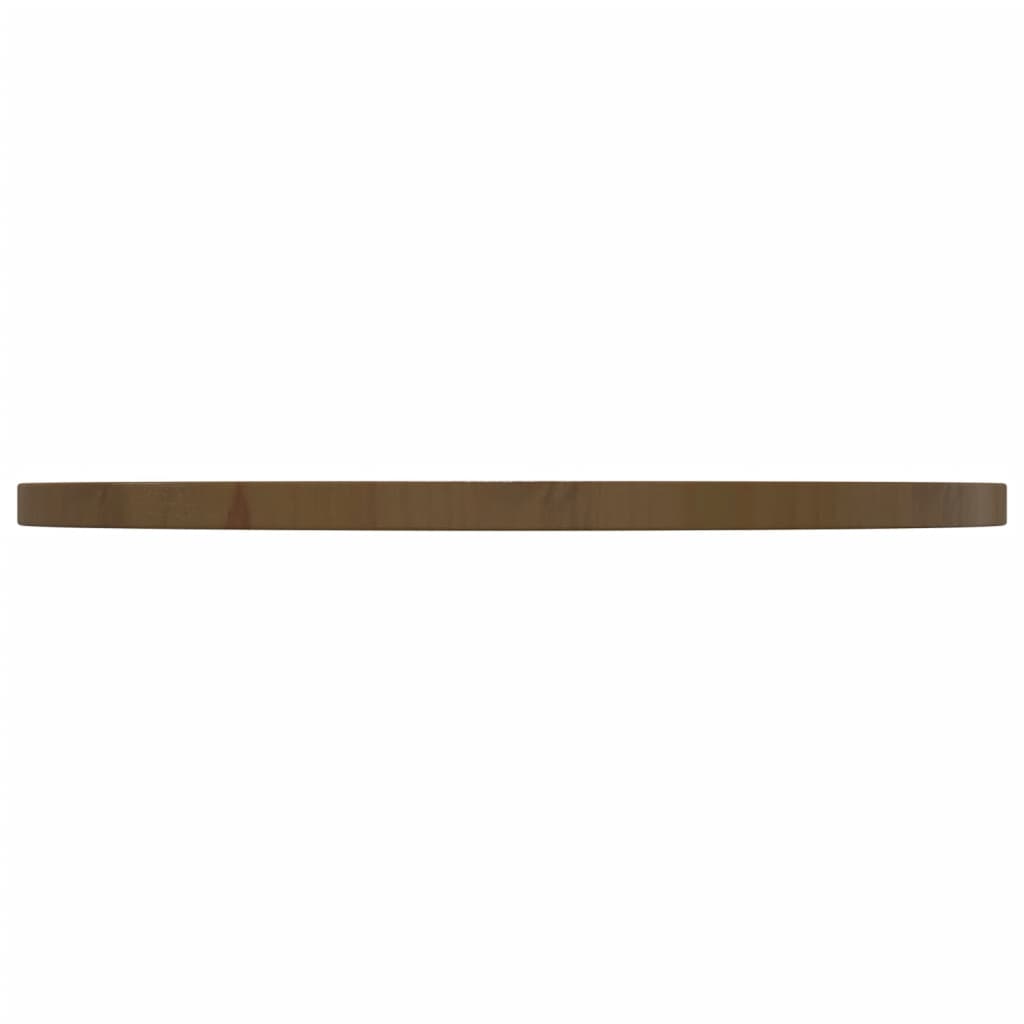 Pöytälevy ruskea Ø60x2,5 cm täysi mänty - Sisustajankoti.fi