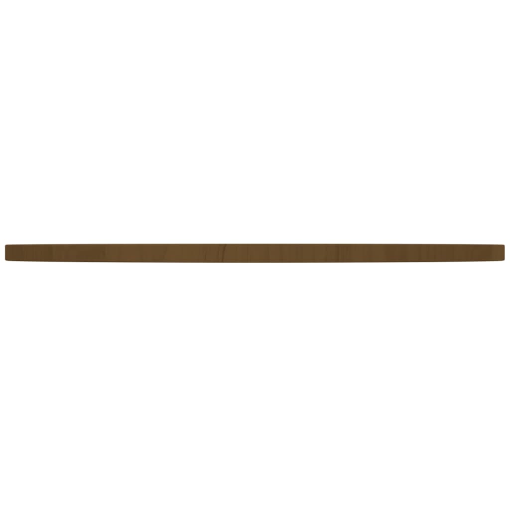 Pöytälevy ruskea Ø80x2,5 cm täysi mänty - Sisustajankoti.fi