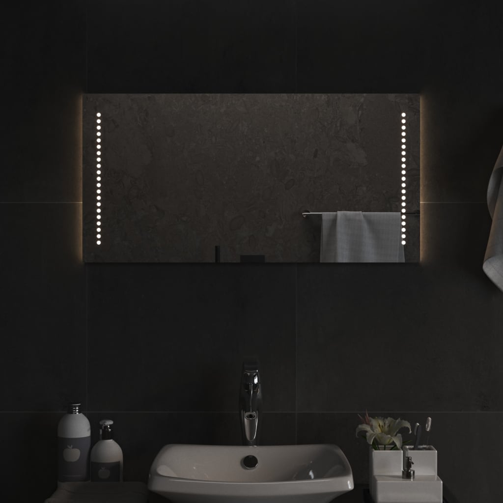 Kylpyhuoneen LED-peili 80x40 cm - Sisustajankoti.fi