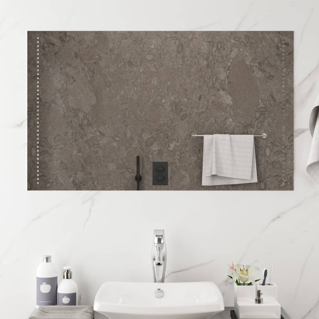 Kylpyhuoneen LED-peili 100x60 cm - Sisustajankoti.fi