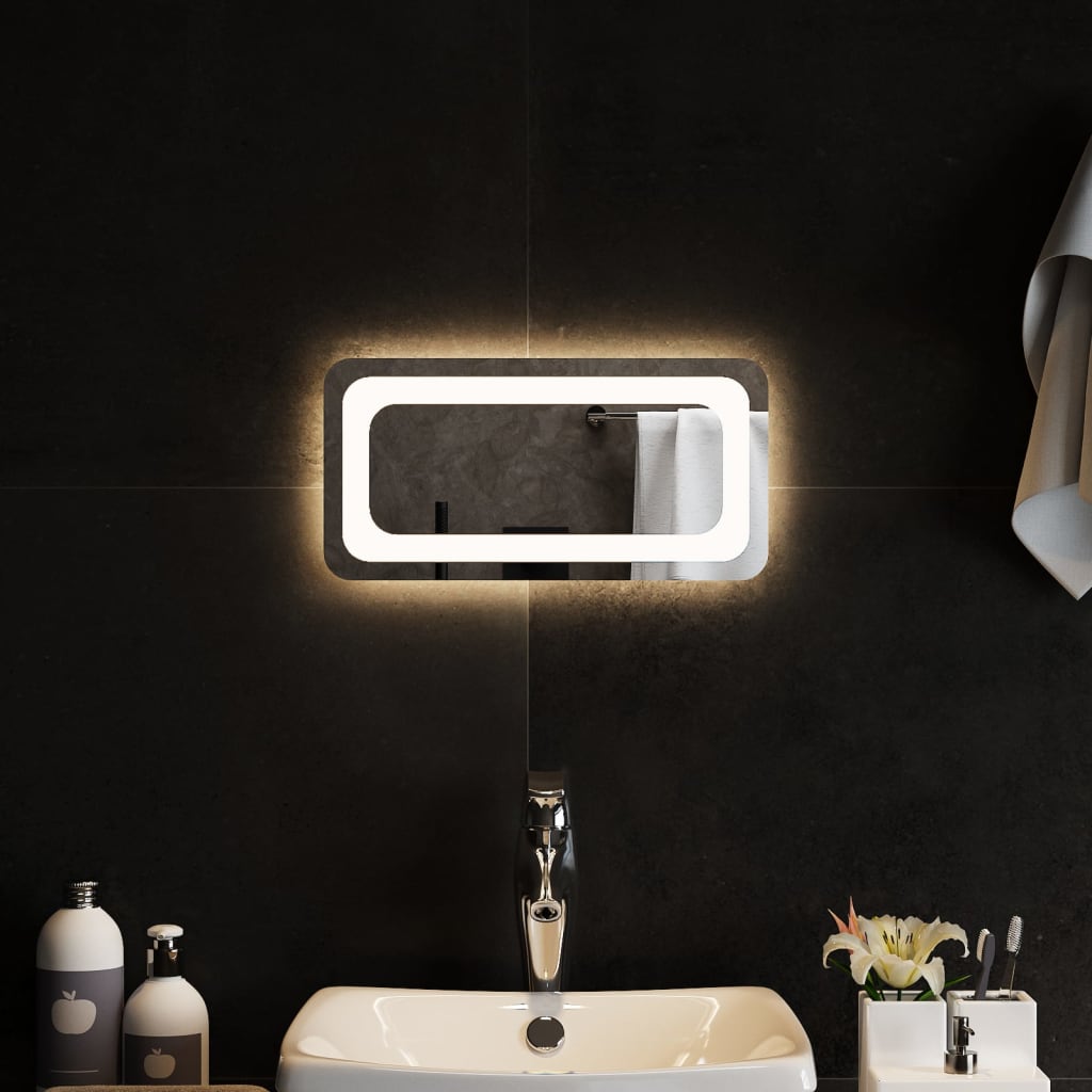 Kylpyhuoneen LED-peili 40x20 cm - Sisustajankoti.fi