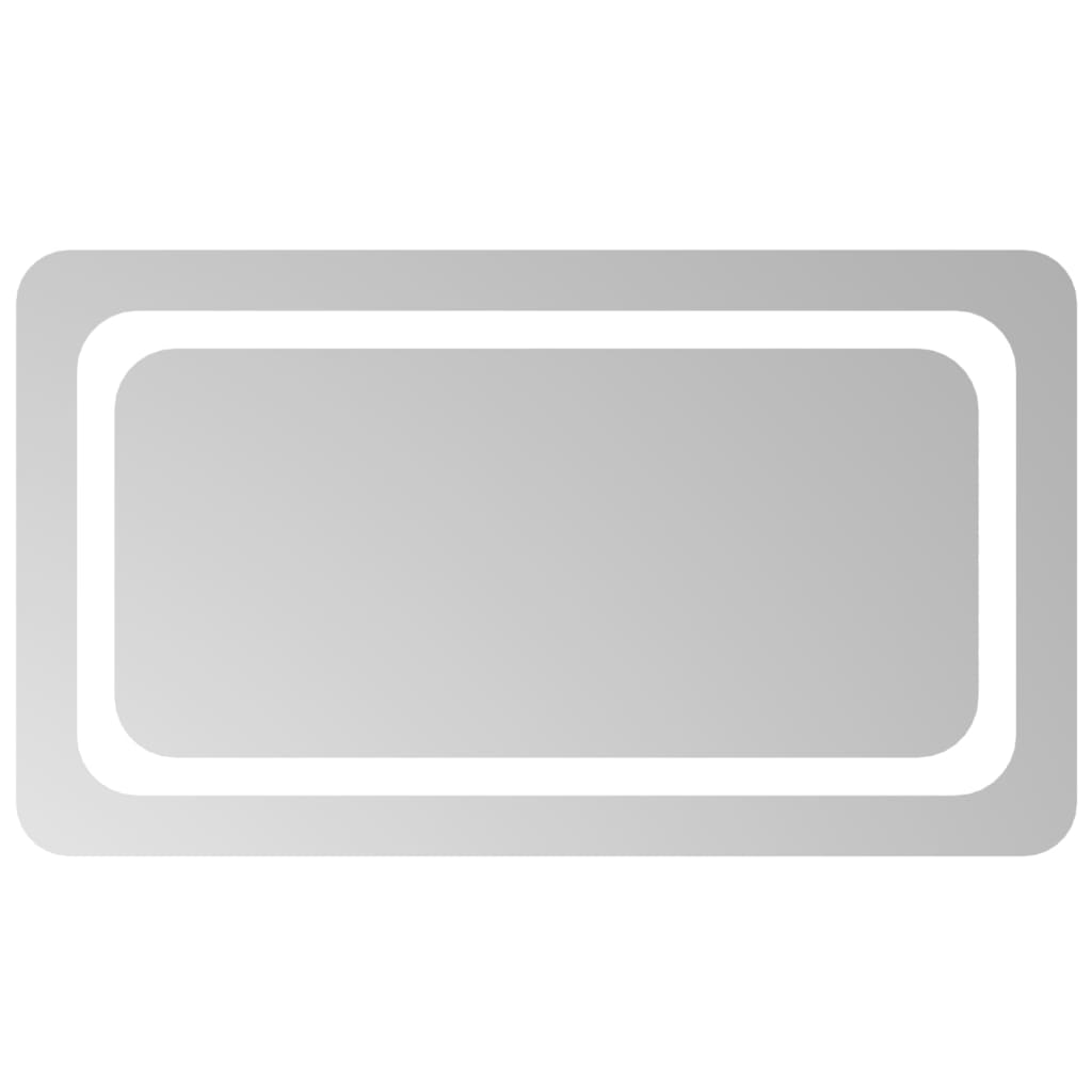 Kylpyhuoneen LED-peili 70x40 cm - Sisustajankoti.fi