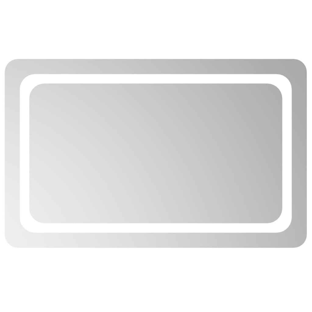 Kylpyhuoneen LED-peili 80x50 cm - Sisustajankoti.fi