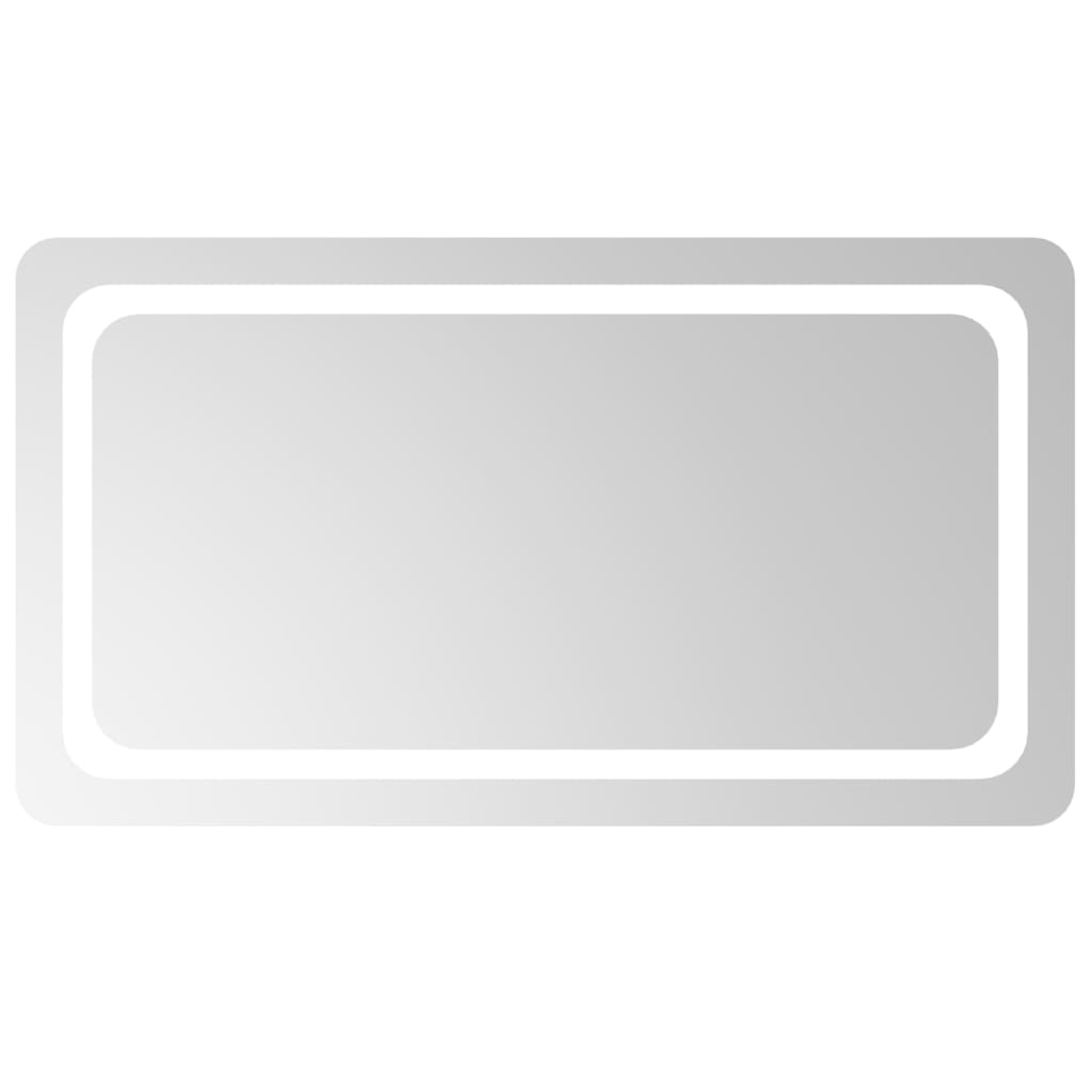 Kylpyhuoneen LED-peili 90x50 cm - Sisustajankoti.fi